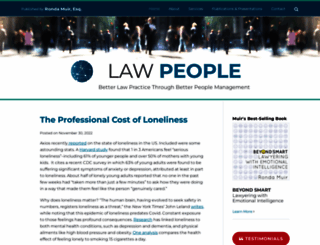 lawpeopleblog.com screenshot