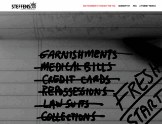lawrencebankruptcy.com screenshot