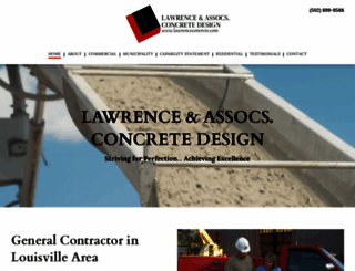 lawrenceconcrete.com screenshot