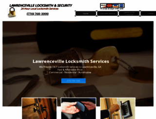 lawrencevillelocksmithandsecurity.com screenshot