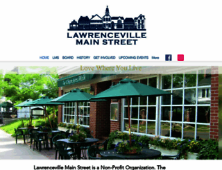 lawrencevillemainstreet.com screenshot