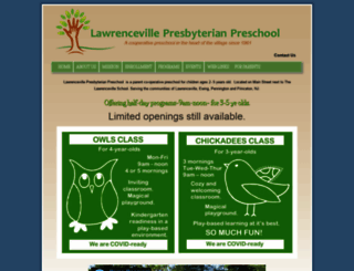 lawrencevillepreschool.com screenshot