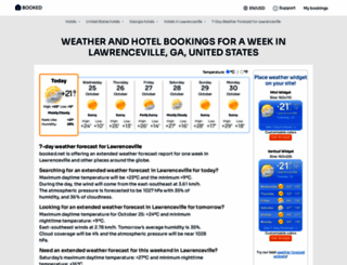 lawrencevilleweather.com screenshot