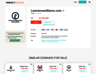 lawrencewilliams.com screenshot
