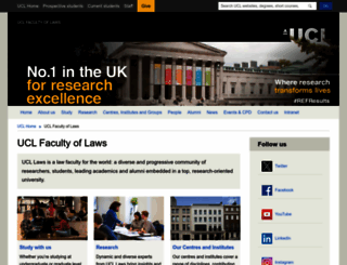 laws.ucl.ac.uk screenshot