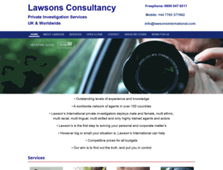 lawsonsinternational.com screenshot