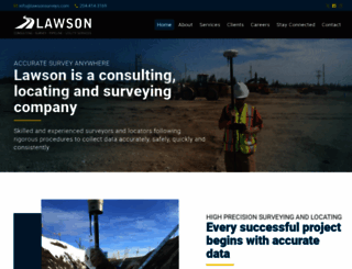 lawsonsurveys.com screenshot