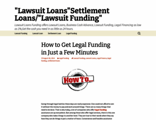 lawsuitloansfundings90.wordpress.com screenshot