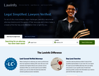 lawsuits.lawinfo.com screenshot