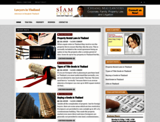 lawyer-bangkok.com screenshot