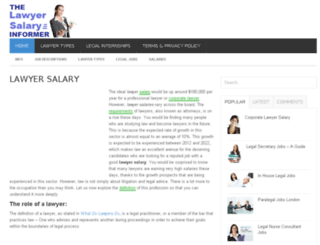 lawyer-salary.org screenshot