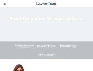 lawyerquote.com.au screenshot