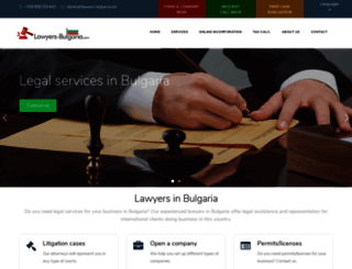 lawyers-bulgaria.com screenshot