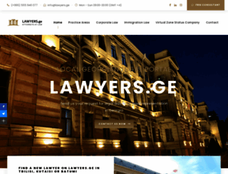 lawyers.ge screenshot