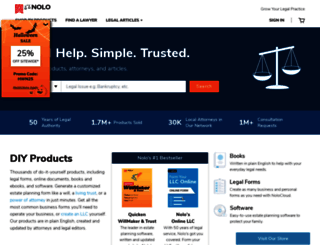 lawyers.nolo.com screenshot