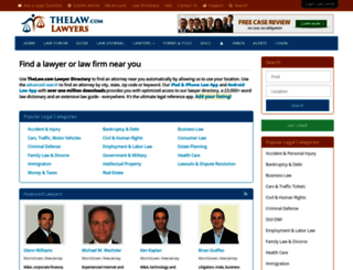 lawyers.thelaw.com screenshot