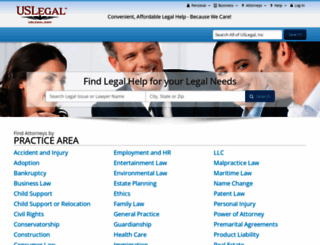 lawyers.uslegal.com screenshot