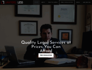 lawyers4less.com screenshot