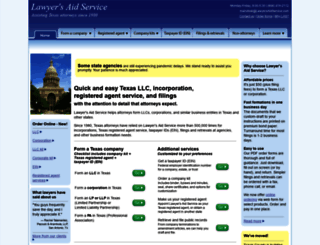 lawyersaidservice.com screenshot