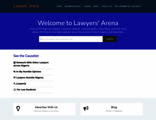 lawyersarena.com screenshot