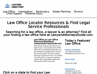 lawyersattorneysguide.com screenshot