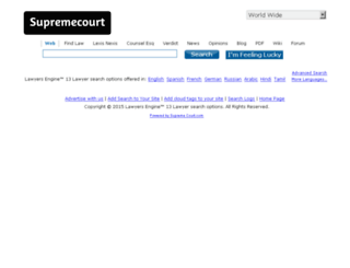 lawyersengine.supremecourt.com screenshot