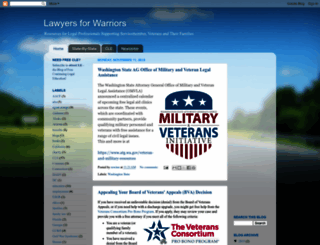 lawyersforwarriors.blogspot.com screenshot