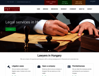 lawyershungary.com screenshot