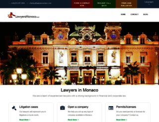 lawyersmonaco.com screenshot