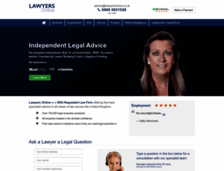 lawyersonline.co.uk screenshot