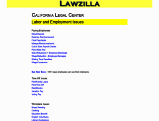 lawzilla.com screenshot