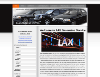 lax-limousineservice.com screenshot