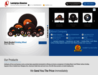 laxmipriyaabrasives.com screenshot