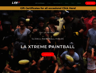 laxpaintball.com screenshot