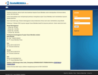 layar.suaramerdeka.com screenshot