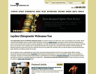 laydenchiropractic.com screenshot