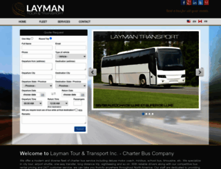layman-transport.com screenshot