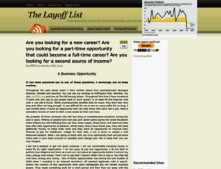 layofflist.org screenshot