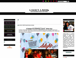layout-a-week.blogspot.ae screenshot