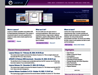 lazarus-ide.org screenshot