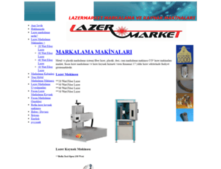 lazer-markalama.com screenshot