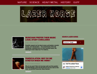 lazerhorse.org screenshot