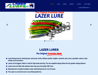 lazerlures.com screenshot
