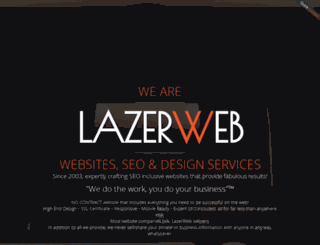 lazerwebsites.com screenshot