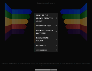 lazonageek.com screenshot