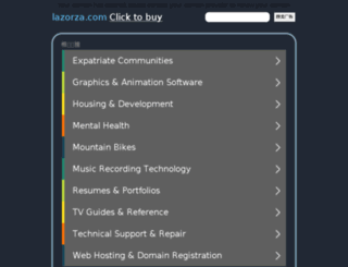 lazorza.com screenshot
