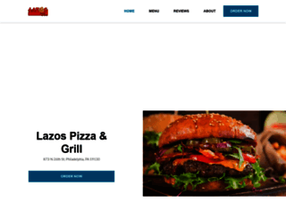 lazospizzagrill.com screenshot
