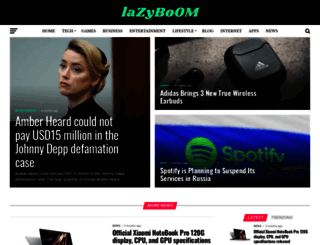 lazyboom.com screenshot