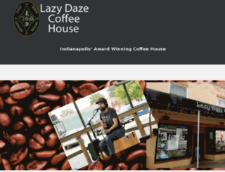 lazydazecoffeehouse.com screenshot