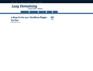 lazydomaining.com screenshot